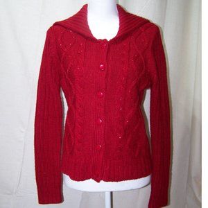 Vintage Carducci Sweater Womens Holiday Sequins Medium